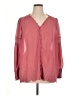 Torrid 100% Polyester Pink Long Sleeve Blouse Size 1X Plus (1) - photo 1