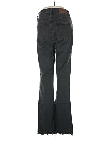 Madewell Tall Cali Demi-Boot Jeans in Berkeley Black: Chewed-Hem Edition (view 2)