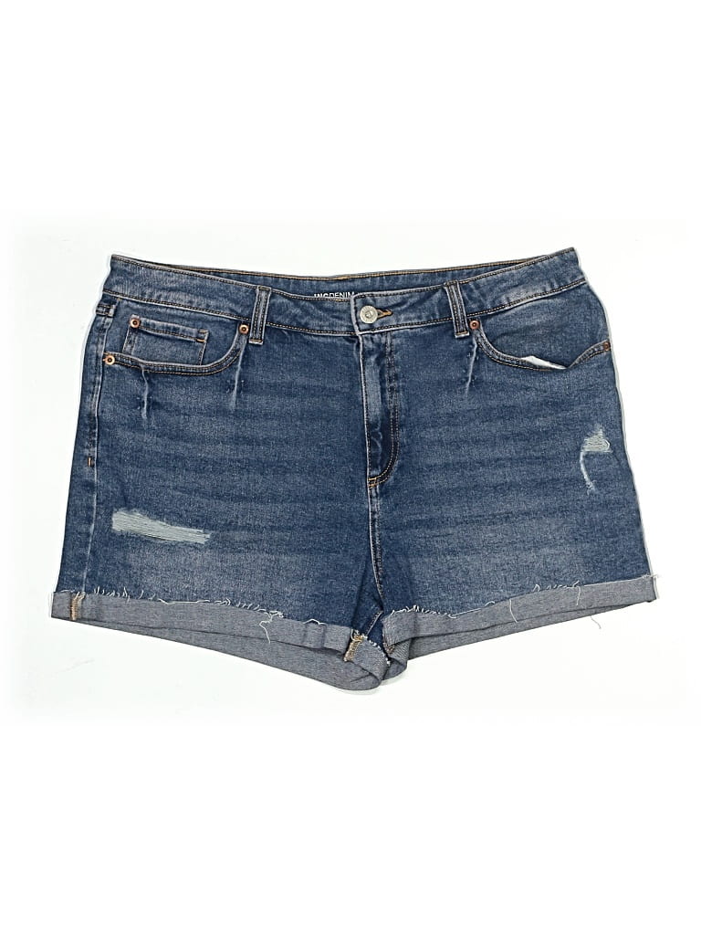 Pre-owned Inc Denim Denim Shorts In Blue