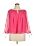 Ann Taylor LOFT 100% Polyester Pink 3/4 Sleeve Blouse Size XL - photo 1