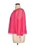 Ann Taylor LOFT 100% Polyester Pink 3/4 Sleeve Blouse Size XL - photo 5
