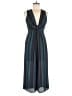 Leith 100% Polyester Stripes Teal Cocktail Dress Size S - photo 1