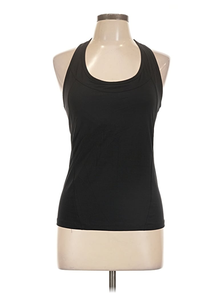 Pre-owned Bebe Sport Tank Top Black Halter Neckline Tops