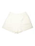 Mulla Solid Ivory Shorts Size L - photo 1