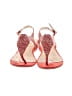 Signature Graphic Red Sandals Size 7 1/2 - photo 2