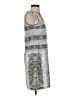 Joe Fresh 100% Polyester Graphic Gray Casual Dress Size 0 - photo 4