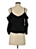 Alice + Olivia 100% Silk Black 3/4 Sleeve Top Size XS - photo 2