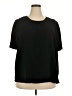 CeCe Black Short Sleeve Top Size 3X - photo 1