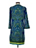 Laundry by Shelli Segal Paisley Blue Casual Dress Size S - photo 2