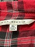 Max Studio Plaid Burgundy Casual Dress Size XL - photo 7