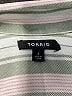 Torrid Stripes Green 3/4 Sleeve Button-Down Shirt Size 1X Plus (1) - photo 7