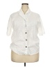 Evan Picone White Short Sleeve Blouse Size 18 - photo 1