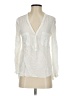 Zara Basic 100% Viscose Ivory Long Sleeve Blouse Size S - photo 1