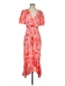 Cinq à Sept 100% Polyester Paisley Orange Casual Dress Size 4 - photo 1