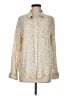 Rails 100% Rayon Animal Print Ivory Long Sleeve Blouse Size M - photo 1