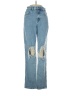 Social Tourist Hearts Blue Jeans Size 0R - photo 1
