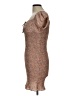 Papermoon 100% Polyester Tweed Brown Cocktail Dress Size L - photo 5