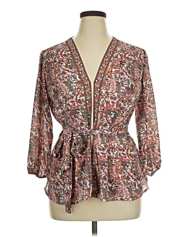 Max Studio 3/4 Sleeve Blouse (view 1)