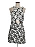 Topshop Graphic White Cocktail Dress Size 8 - photo 1