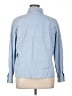 Susan Graver 100% Cotton Blue Denim Jacket Size XL - photo 2