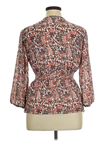 Max Studio 3/4 Sleeve Blouse (view 2)