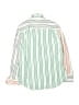 Crewcuts 100% Cotton Stripes Green Long Sleeve Button-Down Shirt Size 8 - photo 2