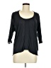 ALLSAINTS Spitalfields Black 3/4 Sleeve Top Size 8 - photo 1
