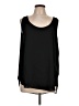 Banana Republic 100% Polyester Black Long Sleeve Blouse Size Lg Petite - photo 1