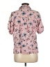 Assorted Brands 100% Rayon Floral Pink Short Sleeve Blouse Size M - photo 2