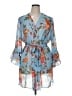 Susan Graver 100% Polyester Blue Kimono Size XL - photo 1