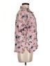 Assorted Brands 100% Rayon Floral Pink Short Sleeve Blouse Size M - photo 4