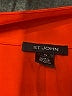 St. John Orange Sleeveless Top Size XL - photo 7