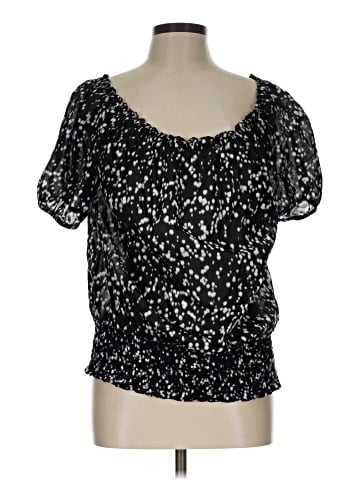 MICHAEL Michael Kors Short Sleeve Blouse (view 1)