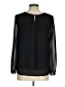 Socialite 100% Polyester Black Long Sleeve Blouse Size M - photo 2