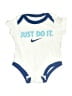 Nike Print White Short Sleeve Onesie 0-3 MO / 3 MO - photo 1