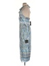 Lulus 100% Polyester Paisley Blue Cocktail Dress Size L - photo 5