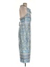 Lulus 100% Polyester Paisley Blue Cocktail Dress Size L - photo 4