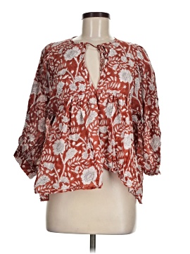 The Fox And The Mermaid 3/4 Sleeve Blouse