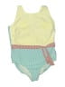 Lands' End Color Block Yellow One Piece Swimsuit Size 24 - photo 1