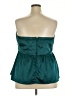 Torrid Solid Teal Sleeveless Blouse Size 3X Plus (3) - photo 2