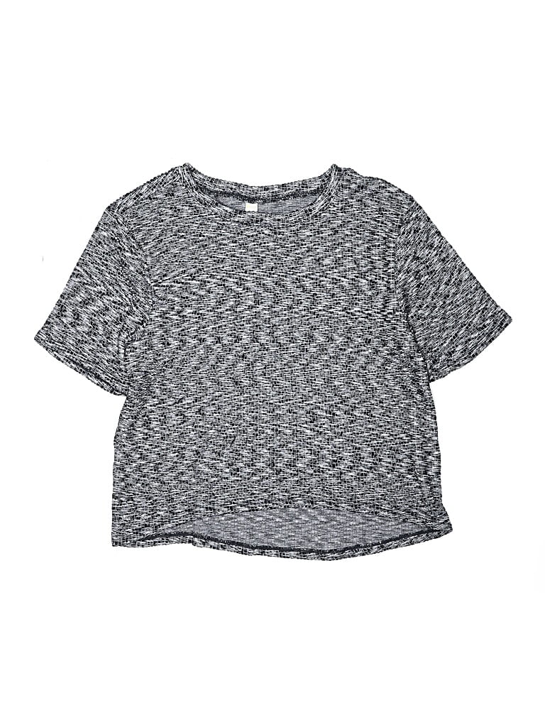 Pre-owned Zella Kids' Short Sleeve T-shirt In Gray