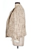 L'Agence 100% Polyester Tweed Ivory Gold Blazer Size 12 - photo 5