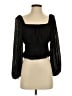 ASTR The Label Black Long Sleeve Blouse Size S - photo 1