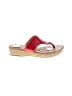 Born Crown 100% Leather Red Wedges Size 9 - photo 1
