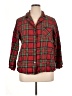 Adore Me 100% Cotton Plaid Red 3/4 Sleeve Button-Down Shirt Size 1X - photo 1