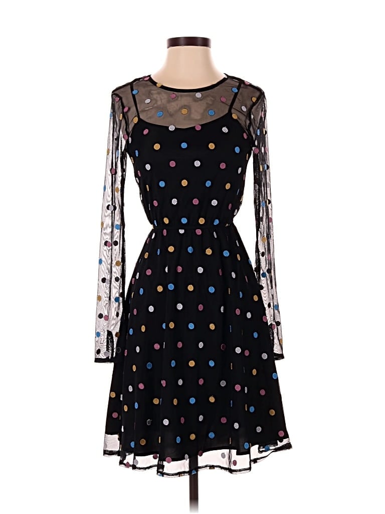 Pre-owned Modcloth Cocktail Dress In Black