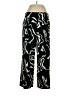 Nine West 100% Polyester Print Black Casual Pants Size XL - photo 1