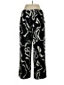 Nine West 100% Polyester Print Black Casual Pants Size XL - photo 2
