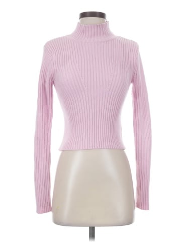 Happily Grey Turtleneck Sweater (view 1)