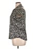 BCBGMAXAZRIA Animal Print Black Short Sleeve Blouse Size XL - photo 5